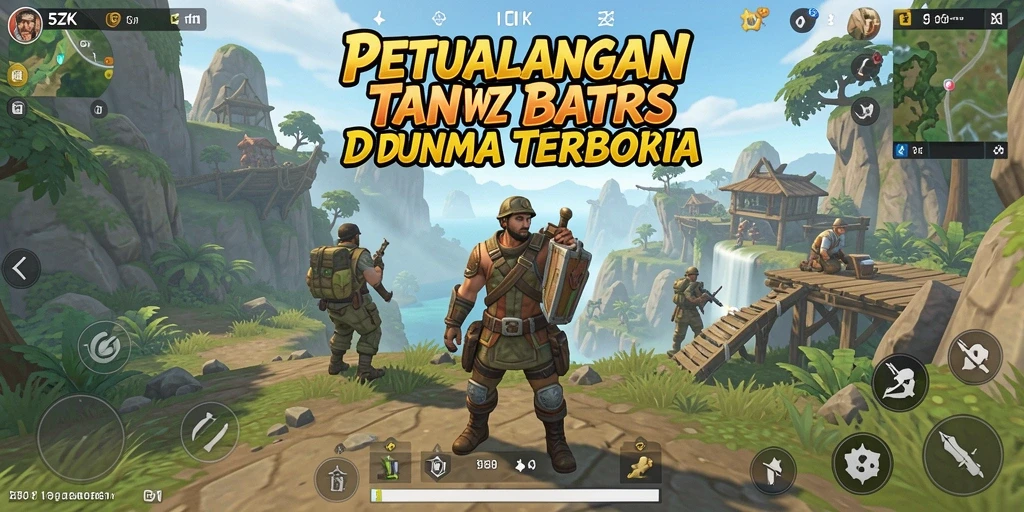 Tampilan gameplay 5ZK yang menakjubkan dalam dunia terbuka.