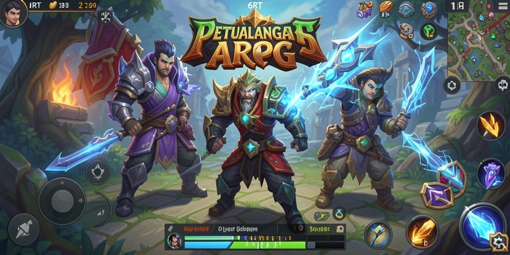 Tampilan gameplay epic dari 6RT yang memukau.