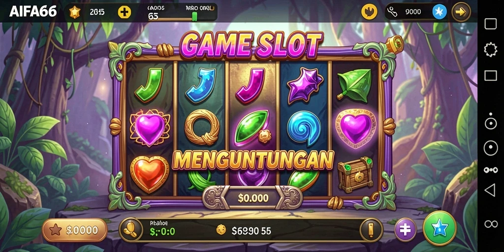 Tampilan aksi seru dari gameplay Slot AIFA66.