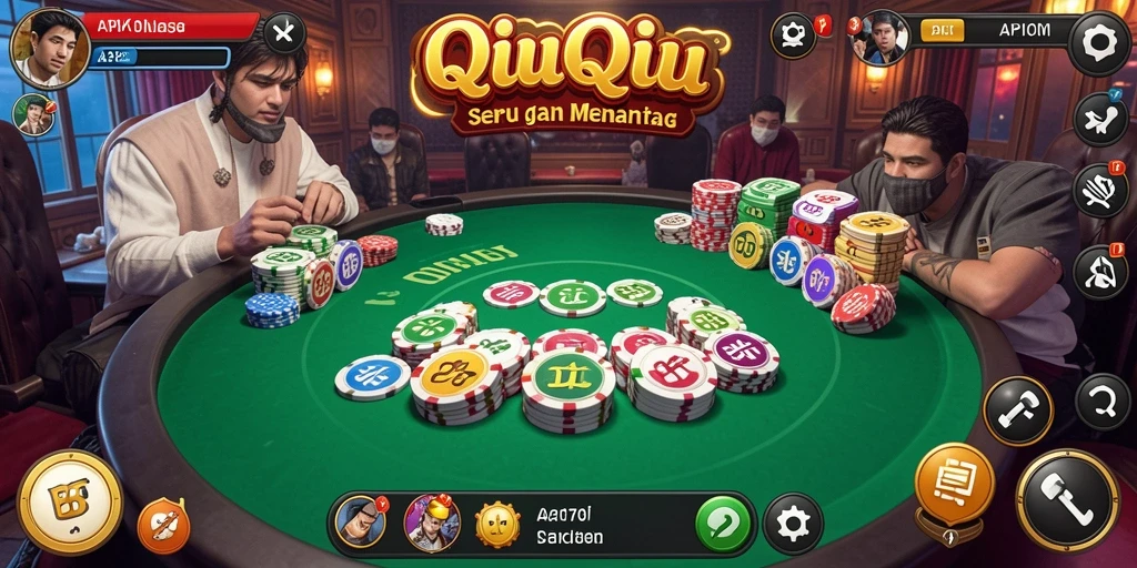 Screenshot gameplay QiuQiu yang menarik dan kompetitif di API77.