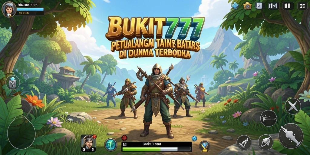 Tampilan gameplay BUKIT777 dengan petualangan seru di dunia terbuka.