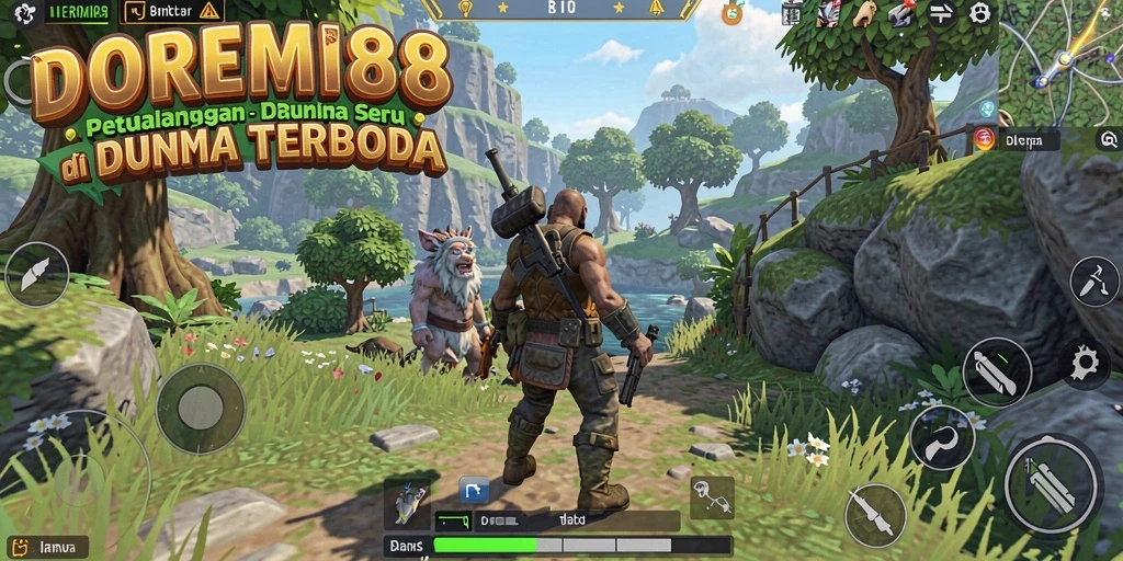 Tangkapan layar DOREMI88 menampilkan lingkungan Open World yang menakjubkan.