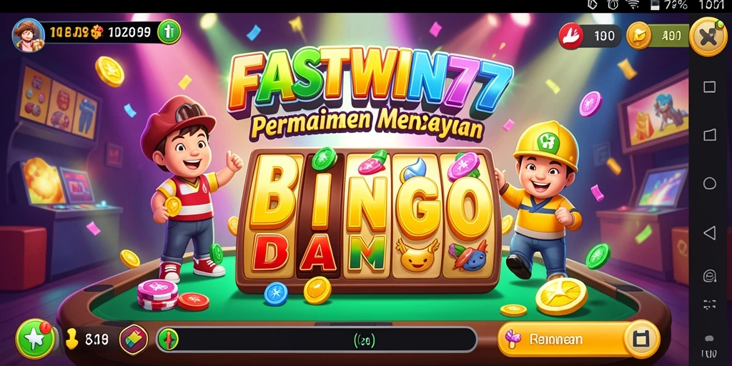 Tampilan menarik dari gameplay Bingo di FASTWIN77.