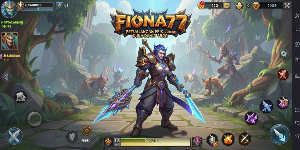 Tangkapan layar utama dari gameplay <strong>FIONA77</strong> yang menegangkan dalam dunia ARPG.