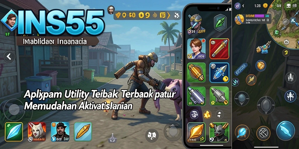 Tampilan antarmuka INS55 yang bersih dan fungsional.