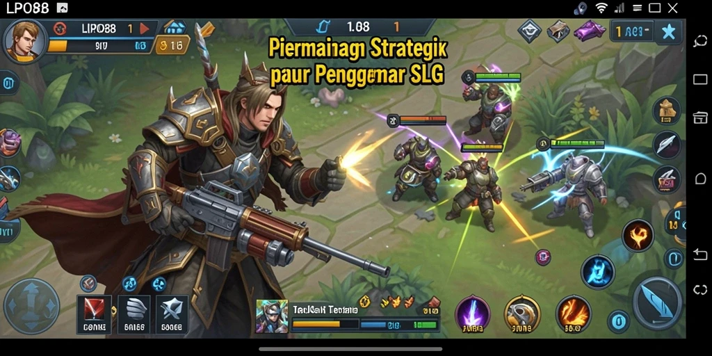 Tangkapan layar LPO88 menunjukkan pertempuran strategis yang mendebarkan.