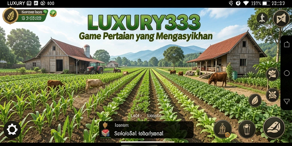 Tampilan gameplay LUXURY333 yang menarik dan penuh warna.