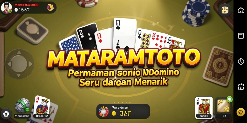 Tangkapan layar menampilkan permainan domino yang seru dan interaktif.