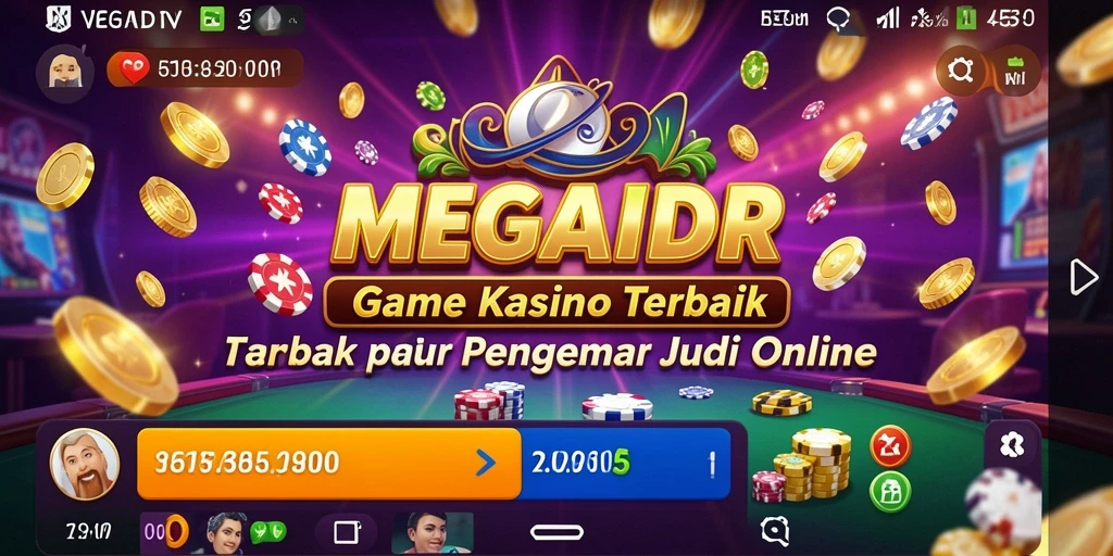 Tampilan gameplay menarik dari MEGAIDR yang menawarkan pengalaman Kasino nyata.
