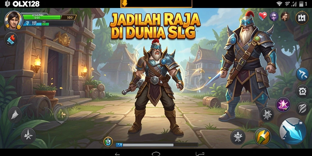Screenshot OLX128 menampilkan strategi dan aksi seru dalam gameplay.