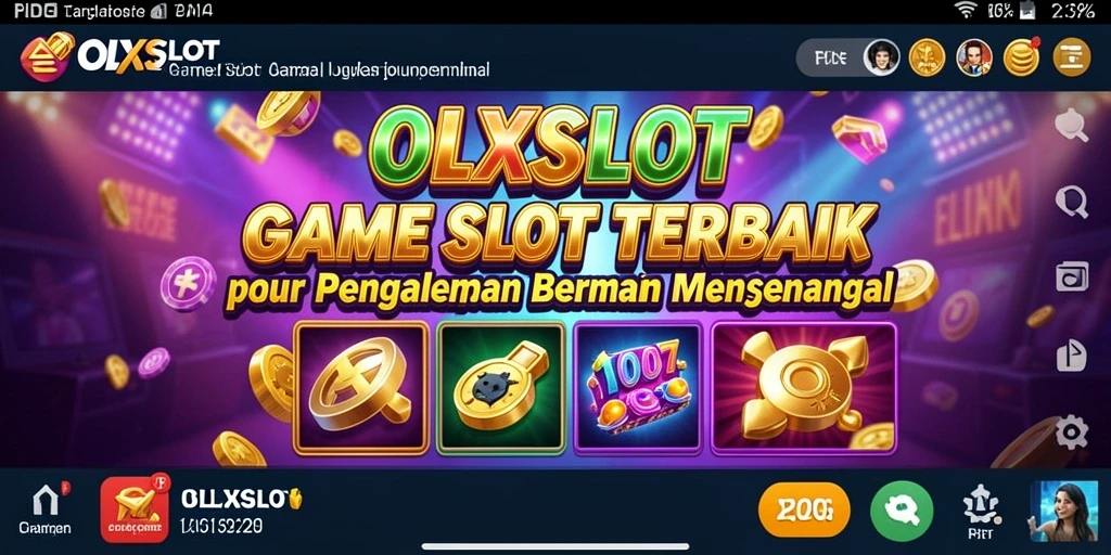Screenshot gameplay OLXSLOT yang menampilkan mesin slot yang menarik.