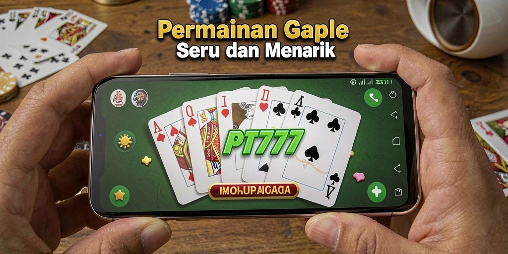 Gameplay Gaple seru dengan tampilan grafis menarik di PT777.