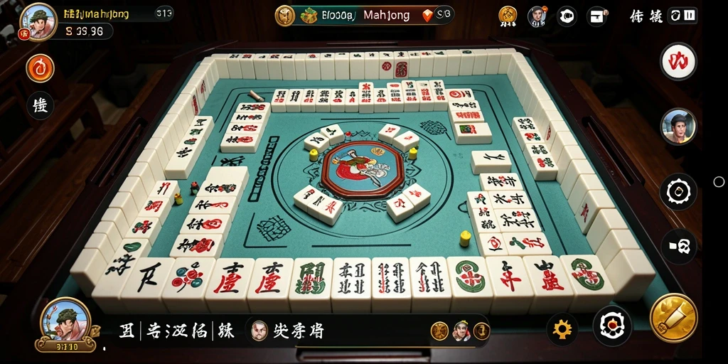 Tangkapan layar permainan Mahjong S13 yang penuh warna.
