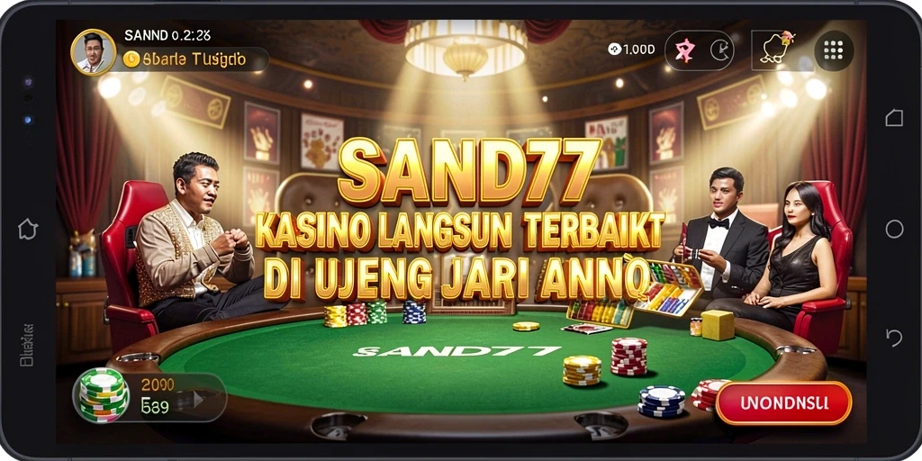 Gameplay Live Casino yang seru dan interaktif di SAND77.
