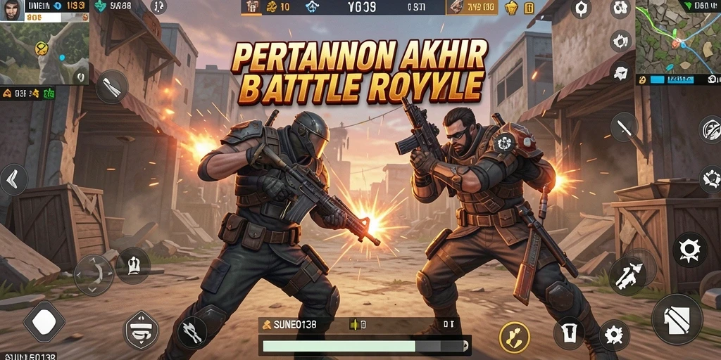 Gameplay seru SUNEO138 dalam pertarungan Battle Royale.
