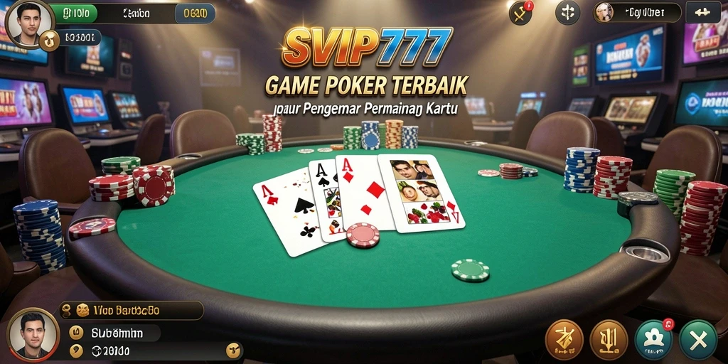 Screenshot SVIP777 menunjukkan keseruan gameplay Poker yang nyata.