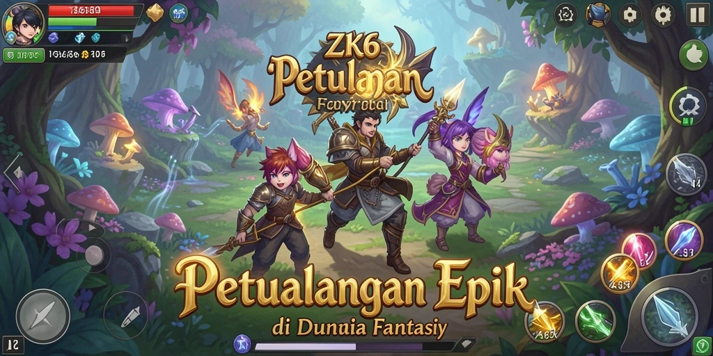 Gameplay ZK6 dengan pertempuran mendebarkan dan karakter menarik.