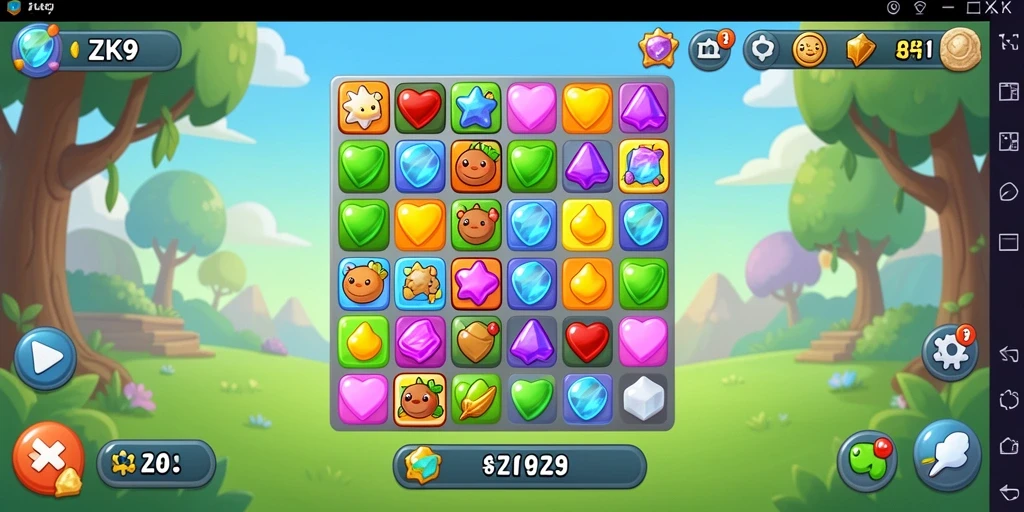 Tampilan gameplay ZK9 yang seru dan menantang.